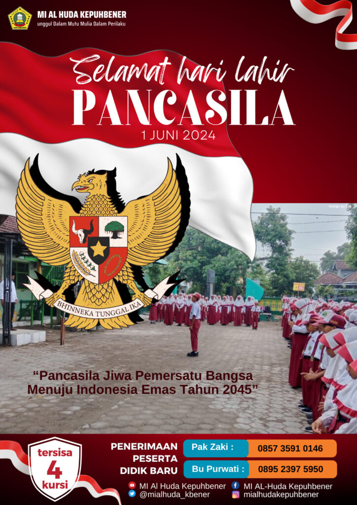 Hari Lahir Pancasila 1 Juni 2024